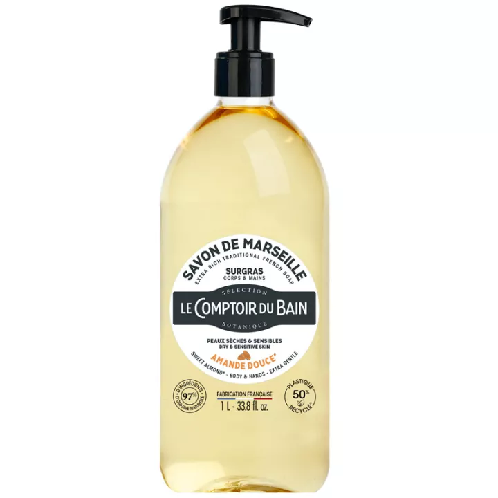 Le Comptoir du Bain Savon de Marseille Surgras Amande Douce