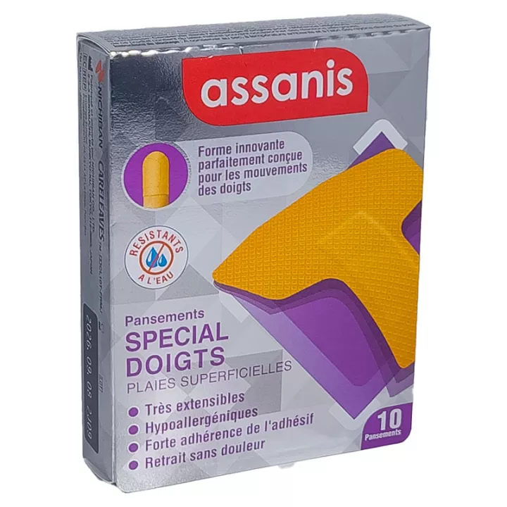 Assanis Pansements Spécial Doigts x 10