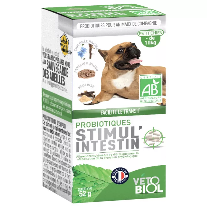 Vetobiol Probiotique Stimul'Intestin Bio Poudre pour Chien