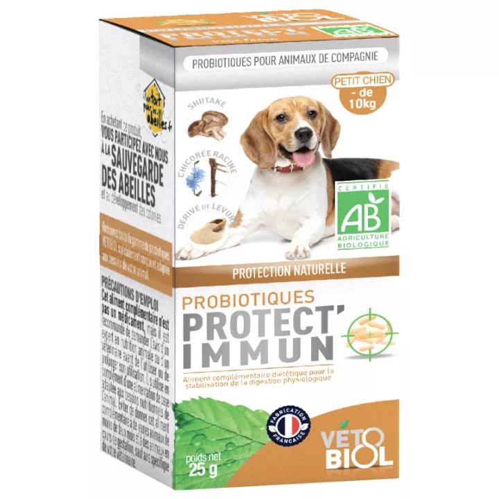 Vetobiol Probiotiques Protect'Immun Bio Poudre pour Chien