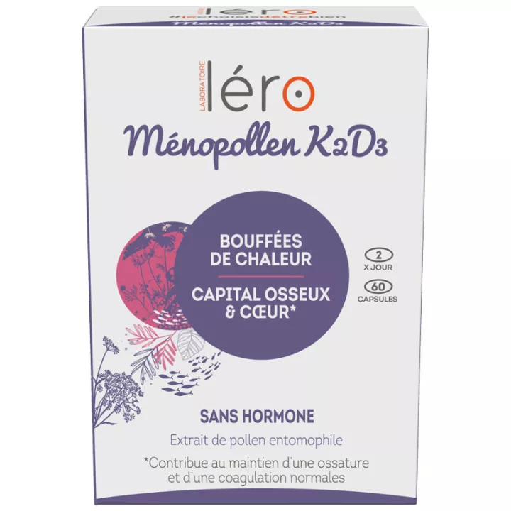 Lero Menopollen K2D3 Capital osseux 60 Capsules