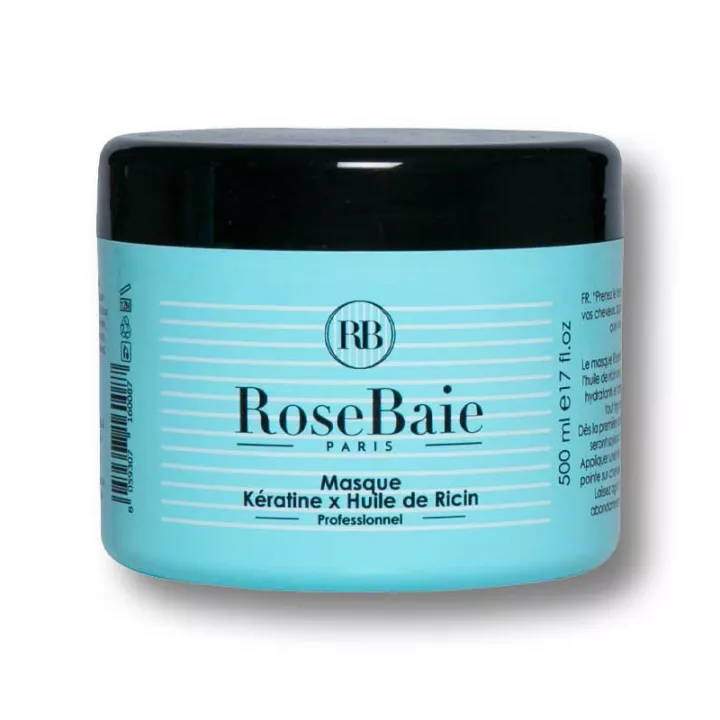 RoseBaie Masque Kératine x Huile de Ricin 500 ml