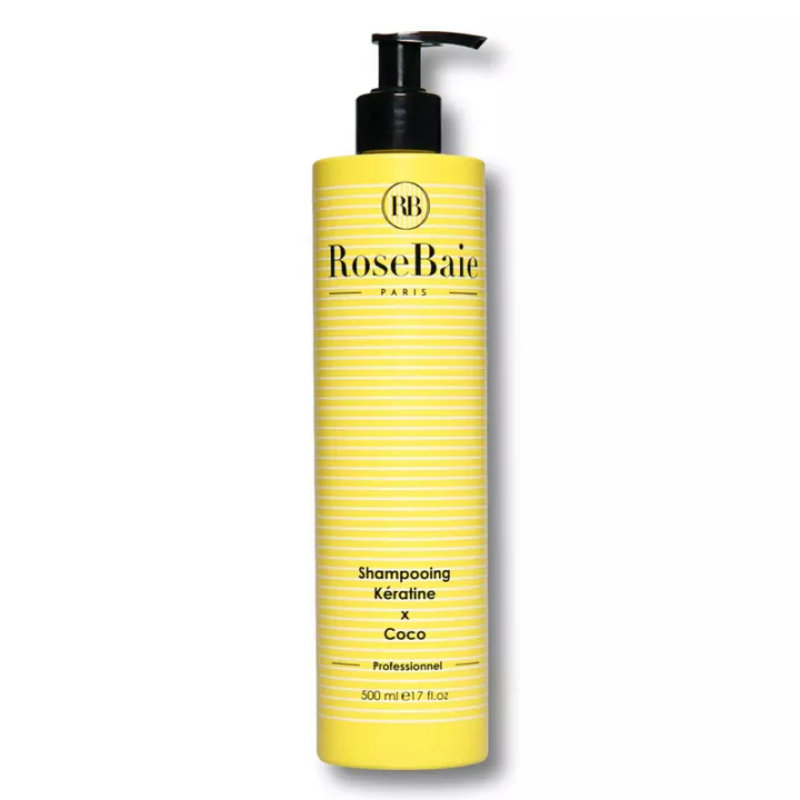 RoseBaie Shampooing Kératine et Coco 500 ml