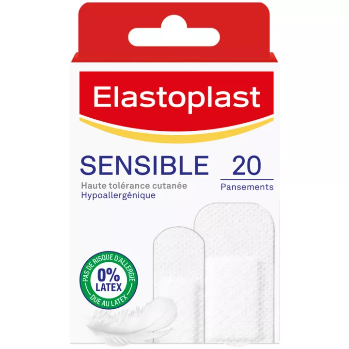 Elastoplast Sensible Pansements Hypoallergéniques 20 pansements blancs