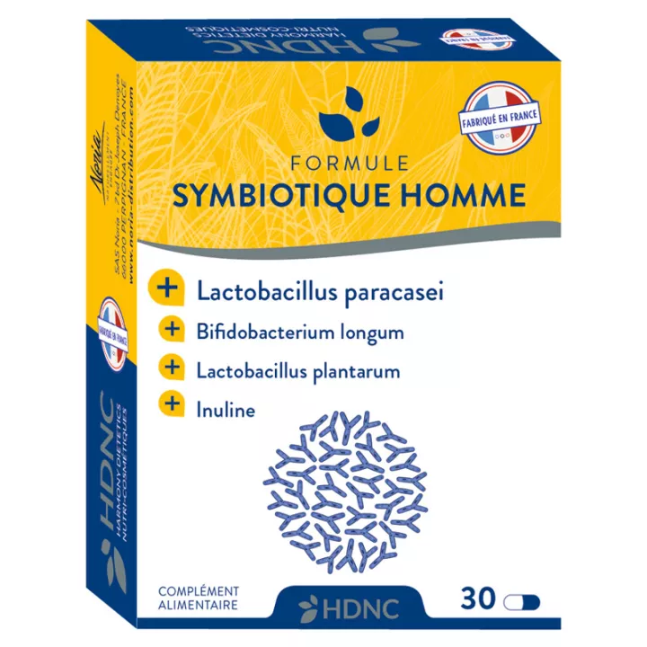 HDNC Symbiotique Homme 30 Gélules Végétales