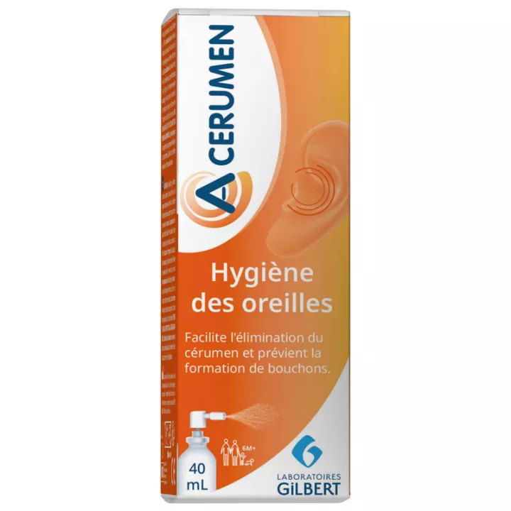 A-Cerumen Hygiène des Oreilles Spray 40 ml