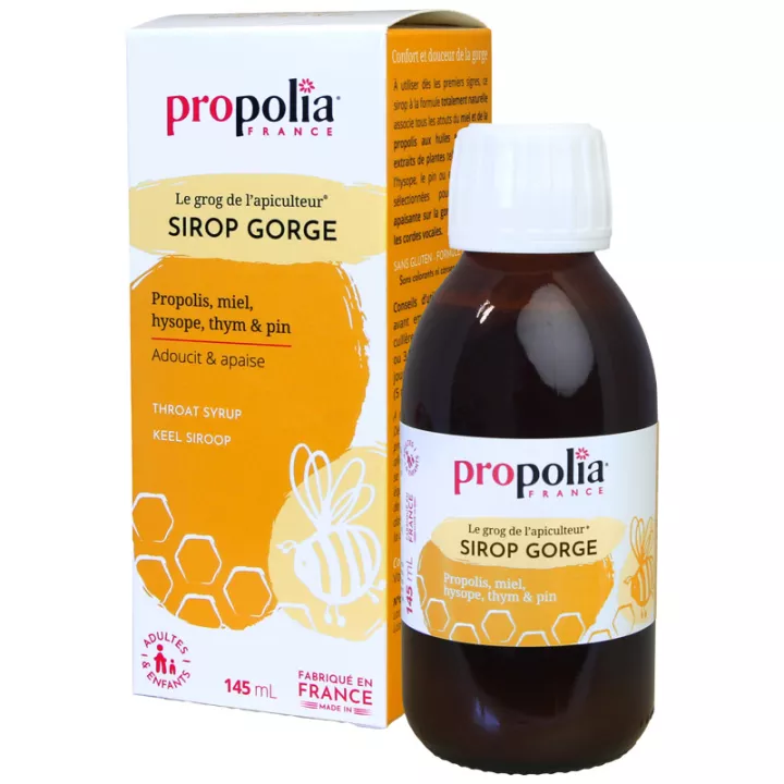 Propolia Sirop Gorge Adoucit et Apaise 145 ml