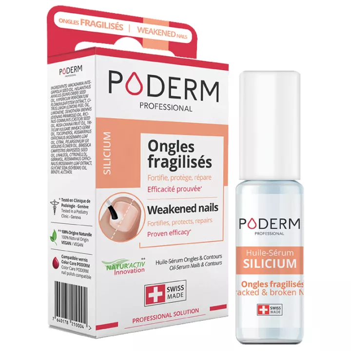 Poderm Silicium Ongles Fragilisés 8 ml