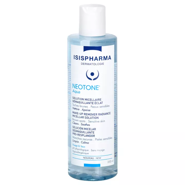Isispharma Neotone Aqua Solution Micellaire Démaquillant Éclat 250 ml