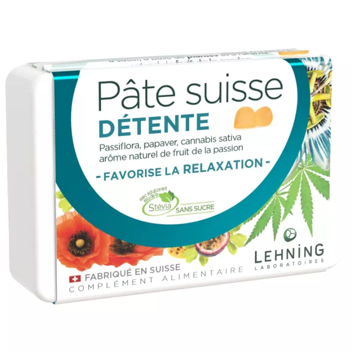 Lehning Pâte Suisse Détente Relaxation 40 gommes