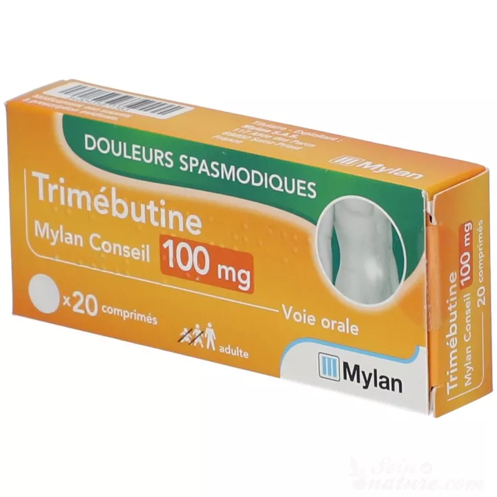 Trimébutine 100 mg Viatris Mylan Conseil 20 comprimés