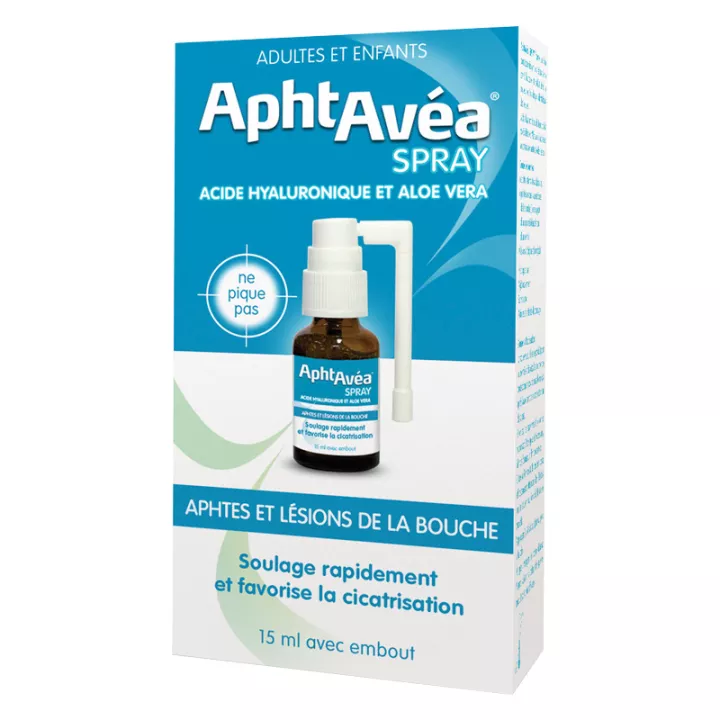 Aphtavea Aphtes Spray Acide Hyaluronique Aloe Veral 15 ml