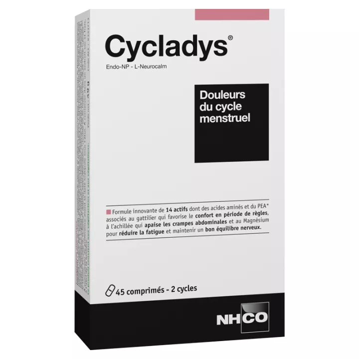 NHCO Cycladys Douleur du Cycle Menstruel 45 Comprimés