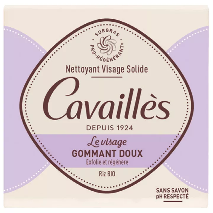 Cavaillès Nettoyant Visage Solide Gommant Doux 70 g