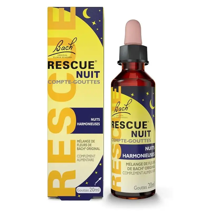 Rescue Nuit Compte-Gouttes Nuits Harmonieuses - 20ml