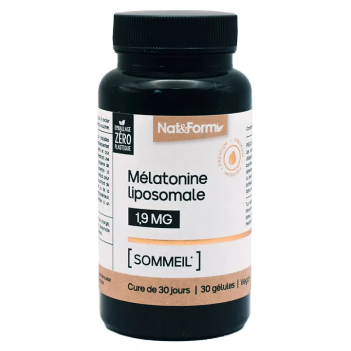 Nat & Form Mélatonine Liposomale Endormissement 30 Gélules