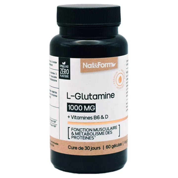 Nat & Form Nutraceutique L-Glutamine 60 Gélules