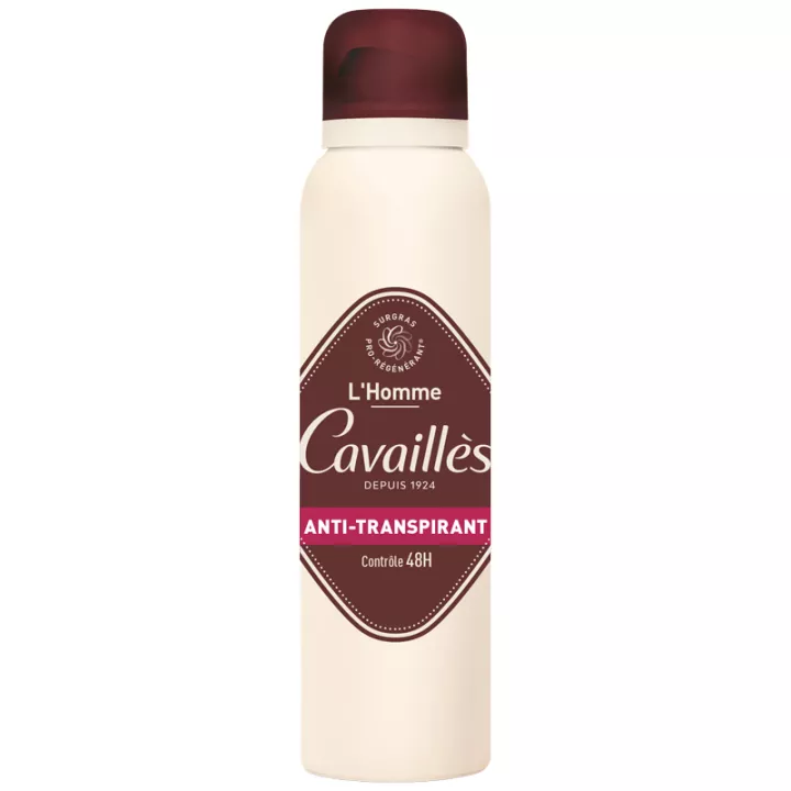 Cavaillès Déodorant Homme Anti-Transpirant 48h Spray 150 ml