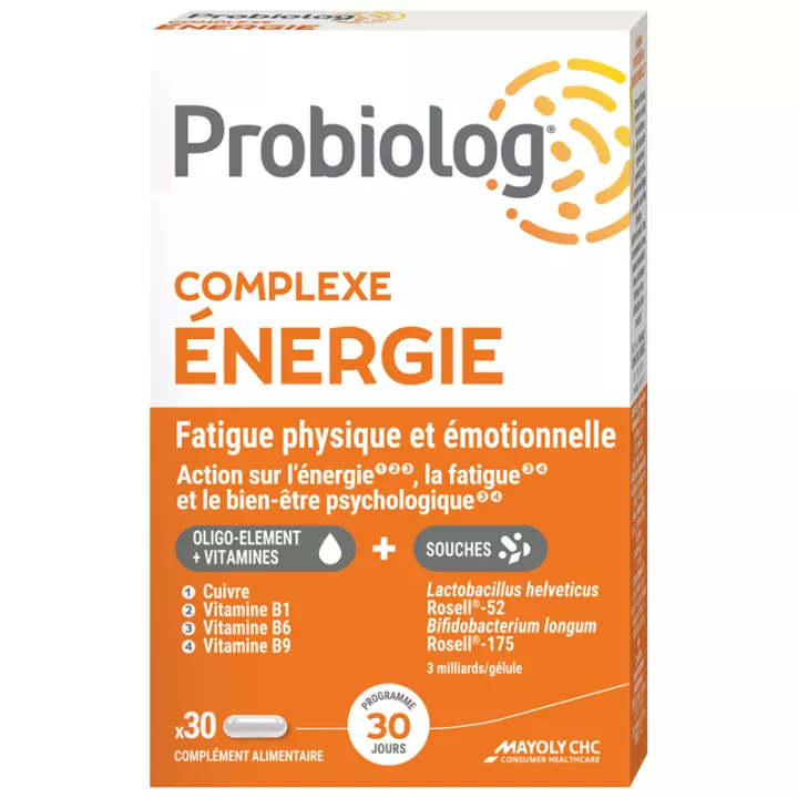 Probiolog Complexe Énergie 30 comprimés Mayoly