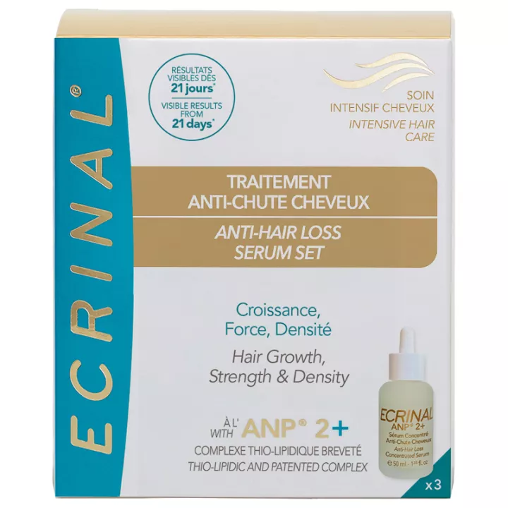 Ecrinal Traitement Anti-Chute Anp2+ 3 Flacons de 50 ml