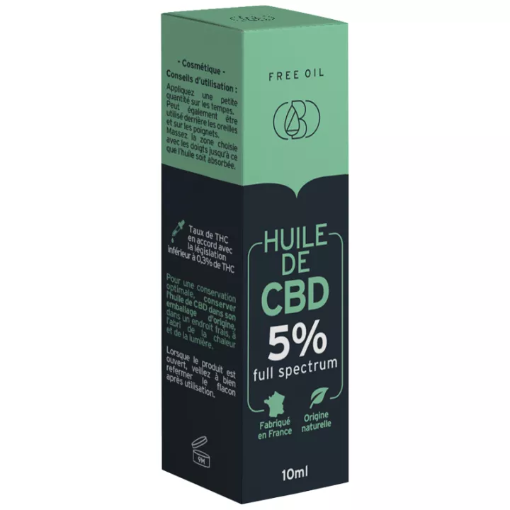 Huile de CBD 5%, 10% ou 20% Pharma Nature - Flacon 10 ml*