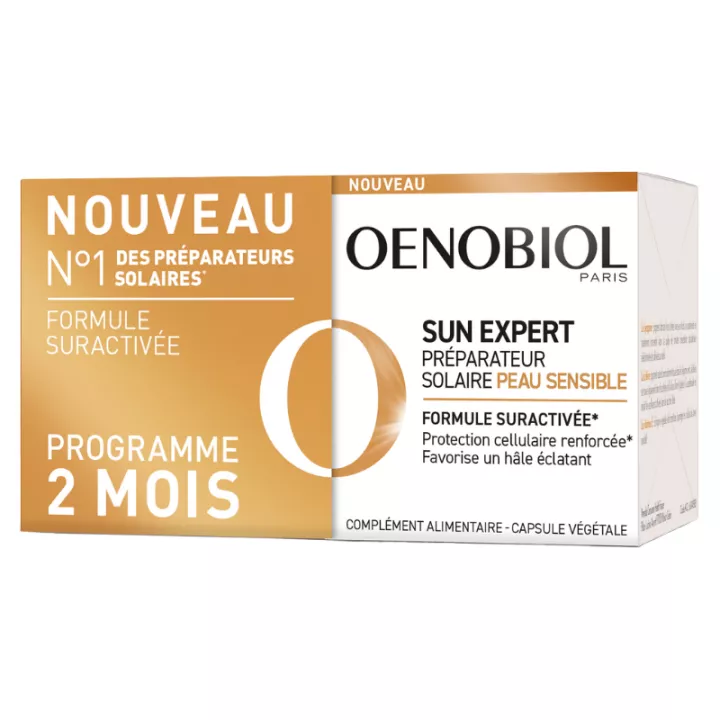 Oenobiol Sun Expert Préparateur Solaire Peau Sensible