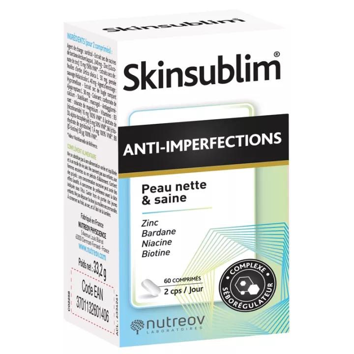 Skinsublim Anti-imperfections comprimés