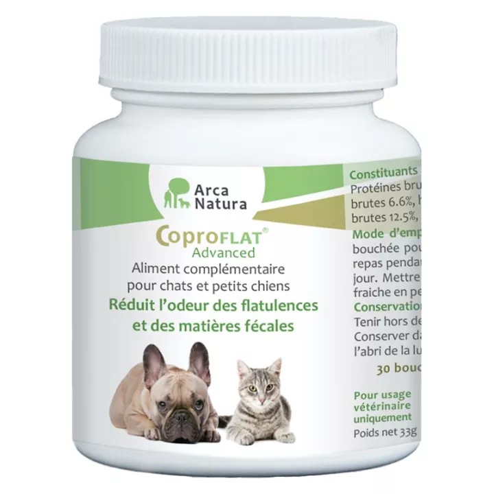 Arca Natura Coproflat Advanced Chats et Petits Chiens 30 Bouchées