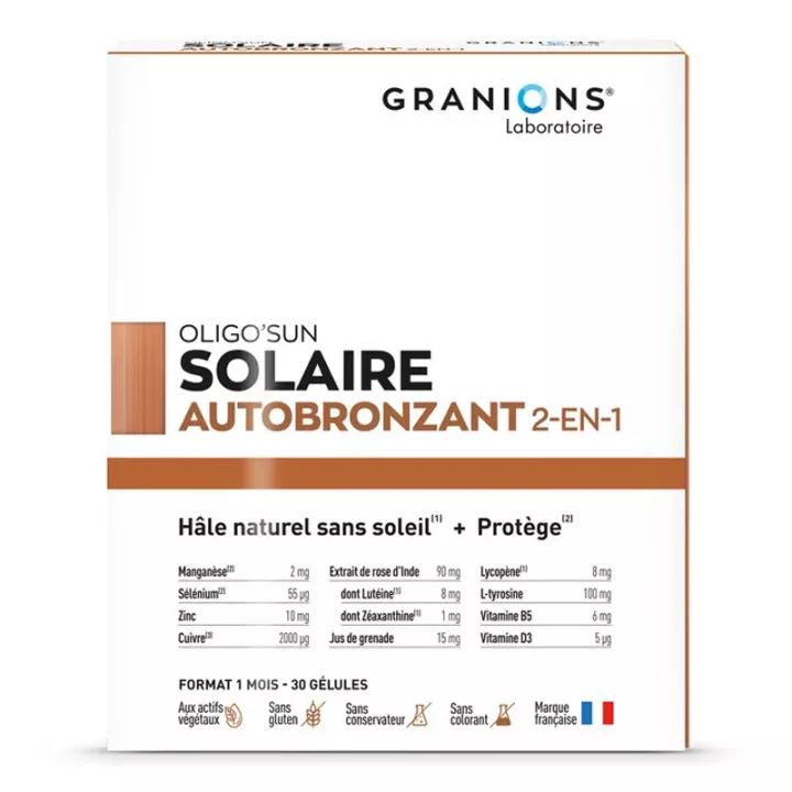 Granions Oligo'sun Autobronzant 2 en 1
