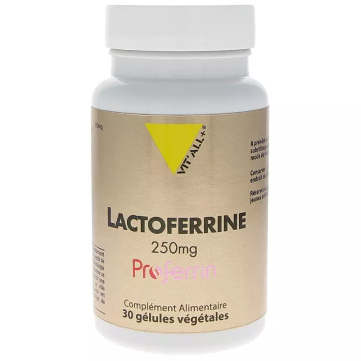 Vitall+ Lactoferrine 250 Mg Gélules