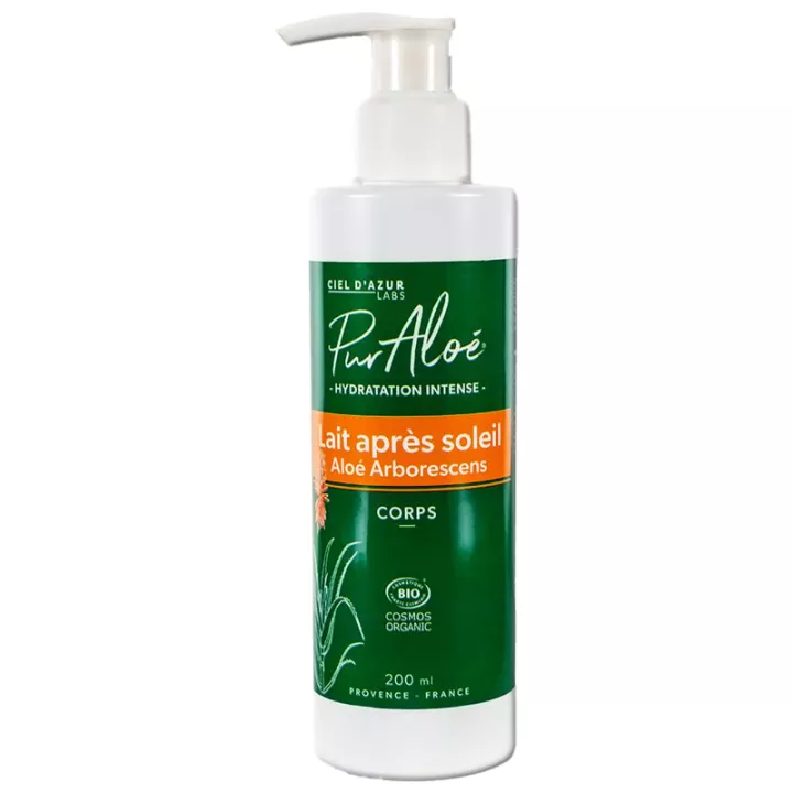 Pur'Aloé Hydratation Intense Lait Après Solaire 200 ml Bio