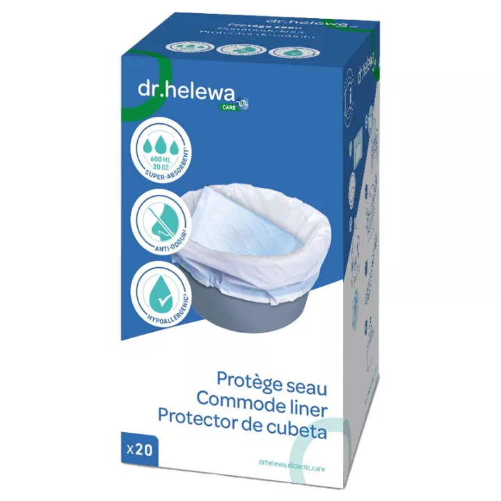 Dr Helewa Sac Protège Seau Hypoallergénique x 20