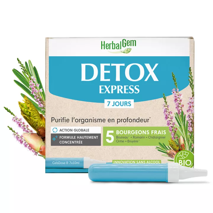 Herbalgem Detox Express Bio Monodoses 7x10 ml