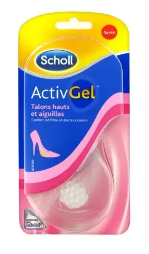 SCHOLL ActivGel Semelles Talons Haut Aiguilles