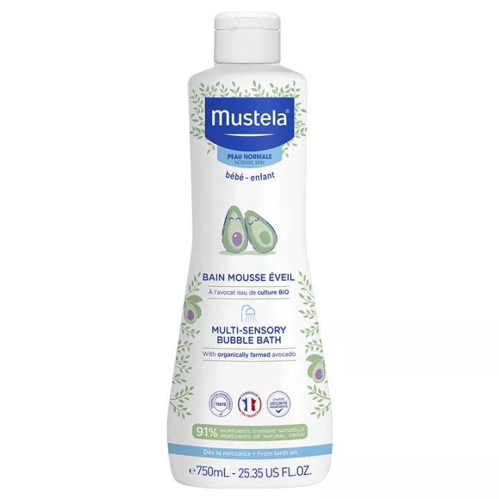 Mustela Bébé-Enfant Bain Mousse Éveil 750 ml