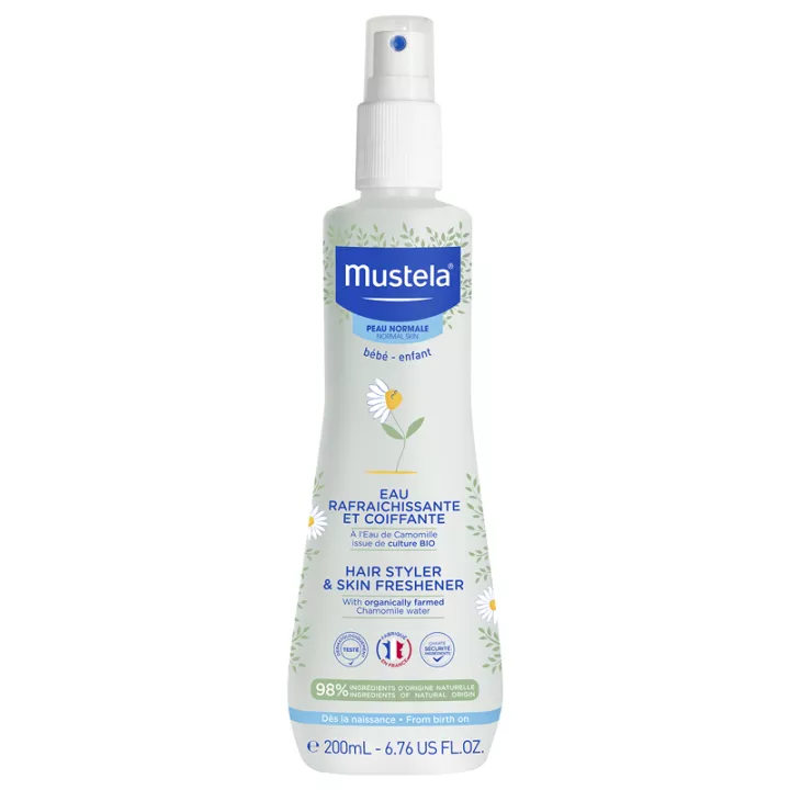 Mustela Bébé-Enfant Eau Raffraichissante et Coiffante 200 ml