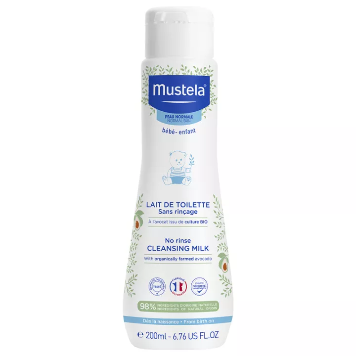Mustela Bébé-Enfant Lait de Toilette Sans Rinçage
