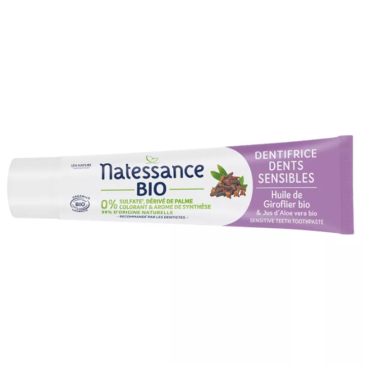 Natessance Dentifrice Dents Sensibles Bio 75 ml
