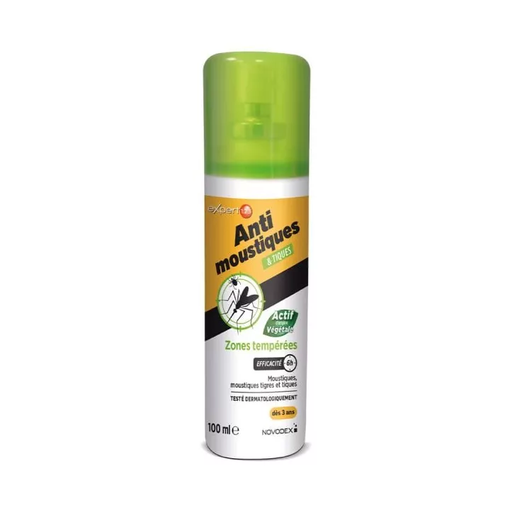 Expert 123 Anti-Moustiques Spray Zone Tempérée 100 ml