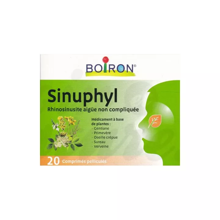 Sinuphyl Boiron Confort respiratoire 20 comprimés