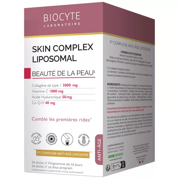 Biocyte Anti-Âge Skin Complex Liposomal Beauté de la Peau 14 sticks