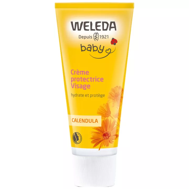 Weleda Bébé Calendula Crème Protectrice Visage 50 ml