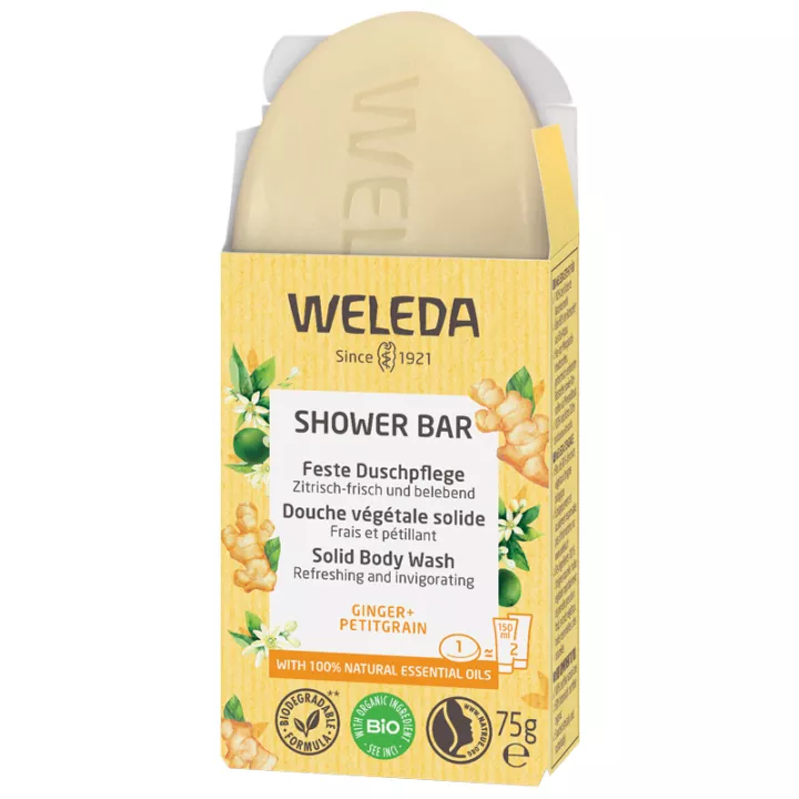 Weleda Shower Bar Douche Végétale Solide Bio 75 g*
