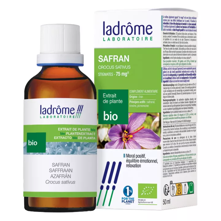 Ladrôme Extraits de Plante Bio Safran 50 ml
