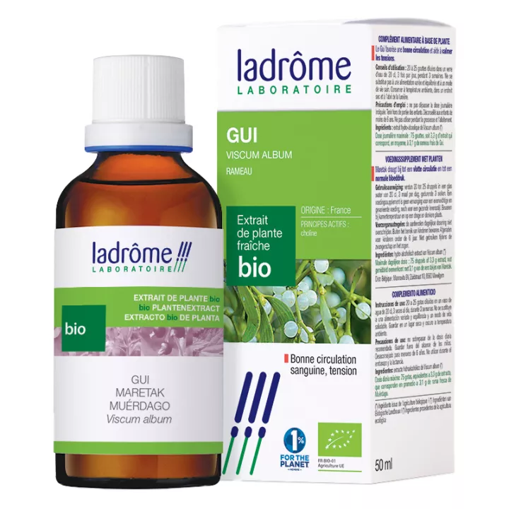 Ladrôme Extraits de Plante Fraîche Bio Gui 50 ml