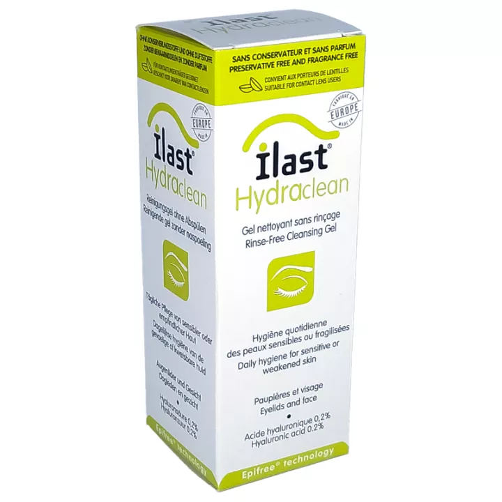 Ilast Hydraclean Gel Nettoyant Paupières Sans Rinçage 50 ml