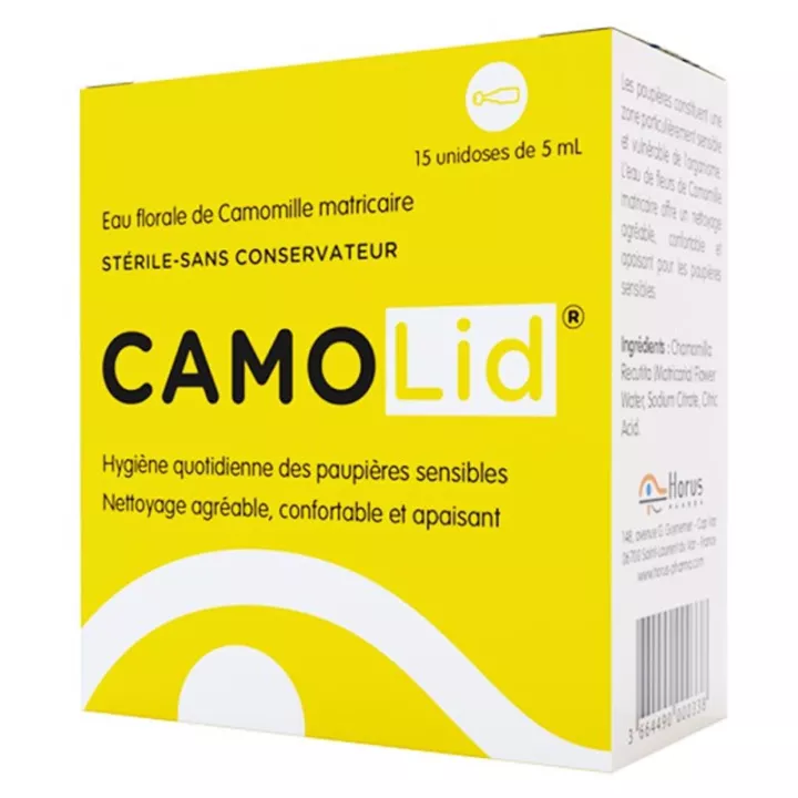 CamoLid Eau Florale de Camomille Matricaire x 15 Unidoses