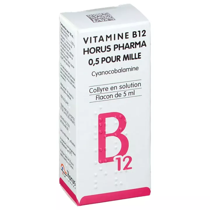 Vitamine B12 0.05% collyre Horus Pharma