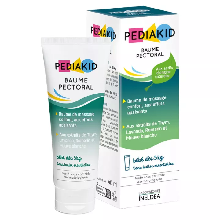 Pediakid Baume Pectoral Bébé 40 ml Ineldea