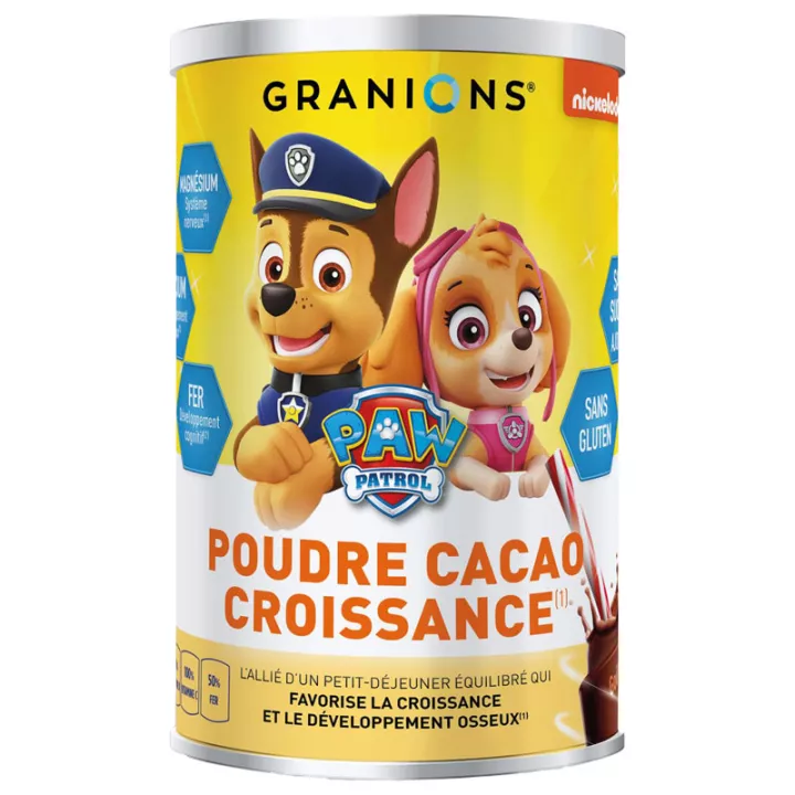 Croissance Poudre Choco 300 g Pat Patrouille Granions Kid
